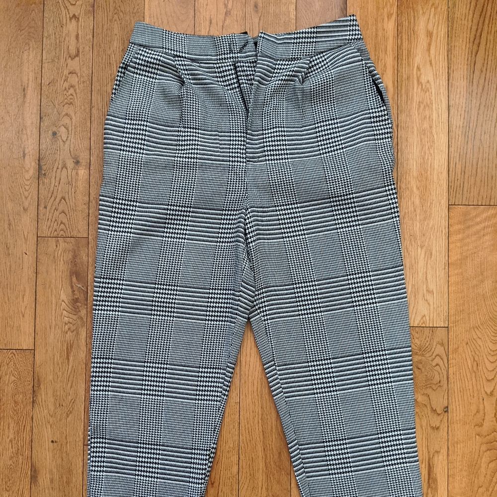 Whales Plaid / Herringbone pant